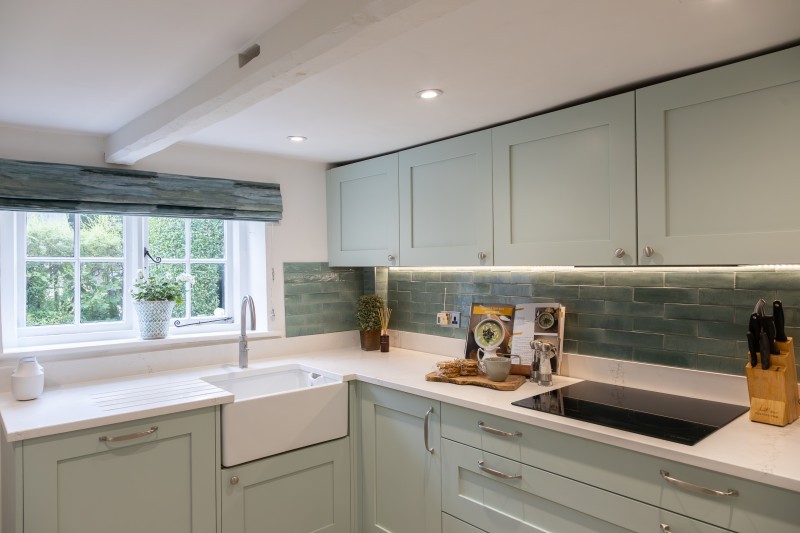  classic Shaker-style cabinets 